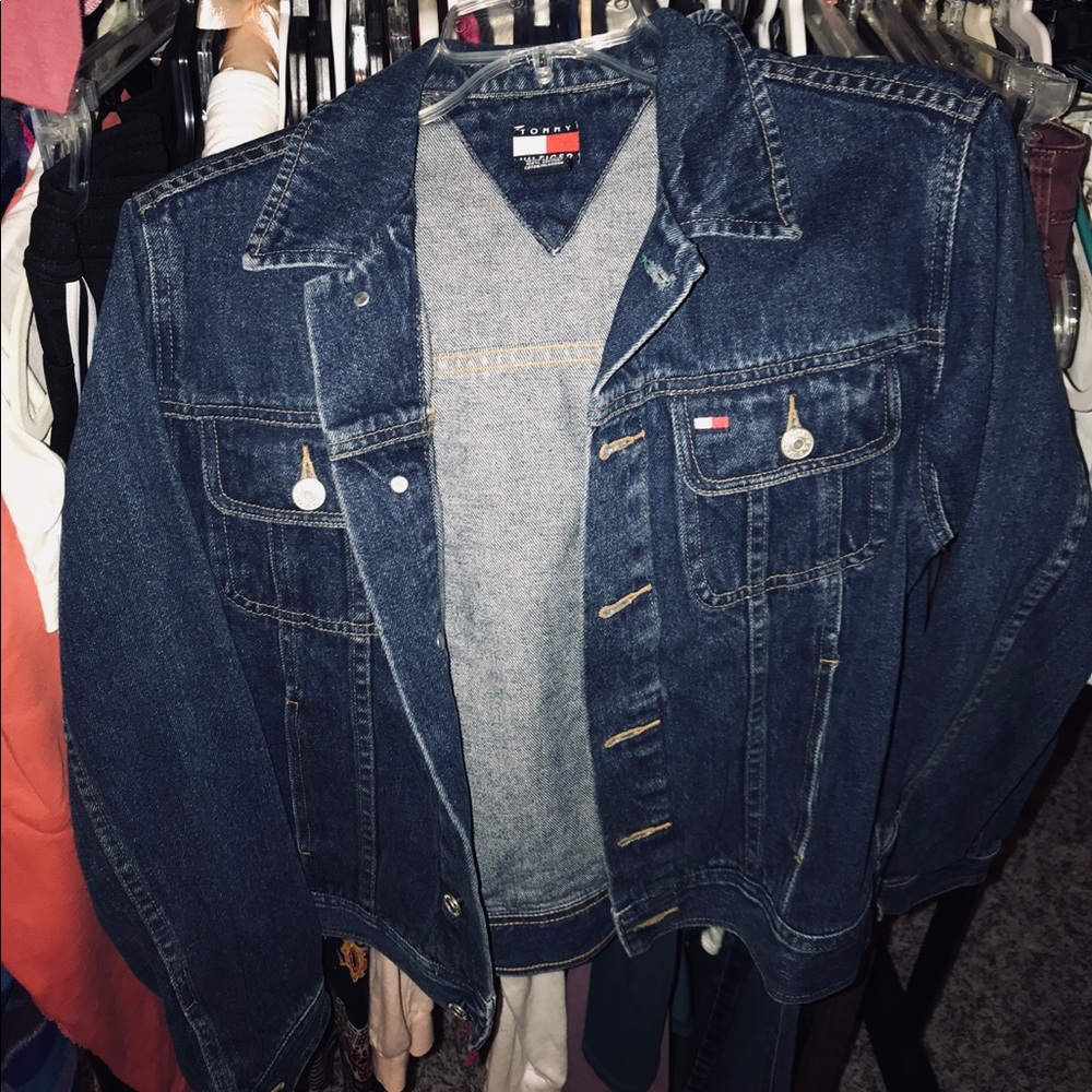 vintage tommy jean jacket